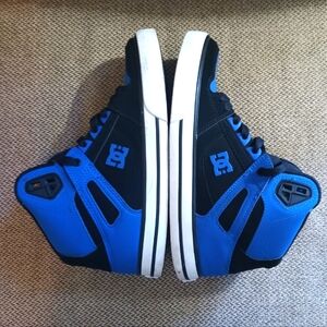 DC Men's Sneakers Black and Blue